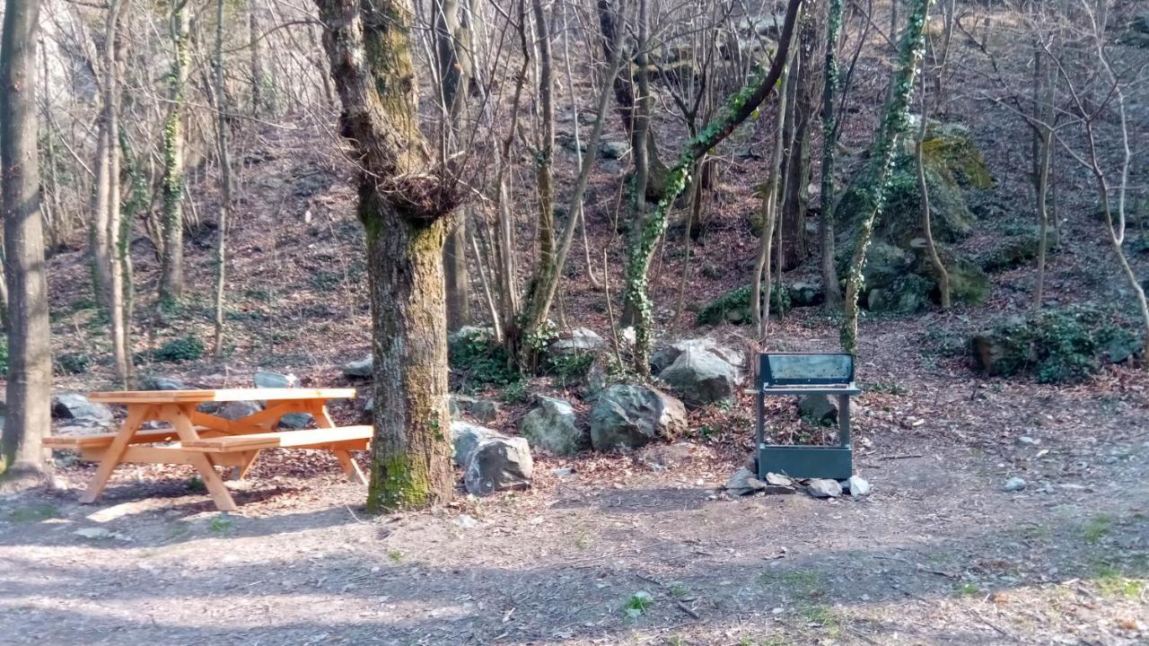 Casa Del Rustico, Indipendente Vista Sacra Con Dipinto Villa Caprie Luaran gambar